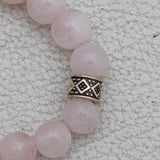 Natural Rose Quartz Beads Bracelet