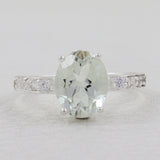 925 Starling Silver Blue Topaz Ring