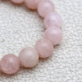 Natural Rose Quartz Beads Bracelet