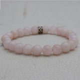 Natural Rose Quartz Beads Bracelet