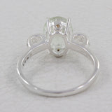 925 Starling Silver Blue Topaz Ring