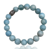 Natural Aquamarine Beads Bracelet