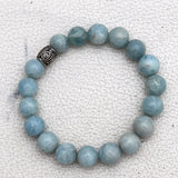 Natural Aquamarine Beads Bracelet