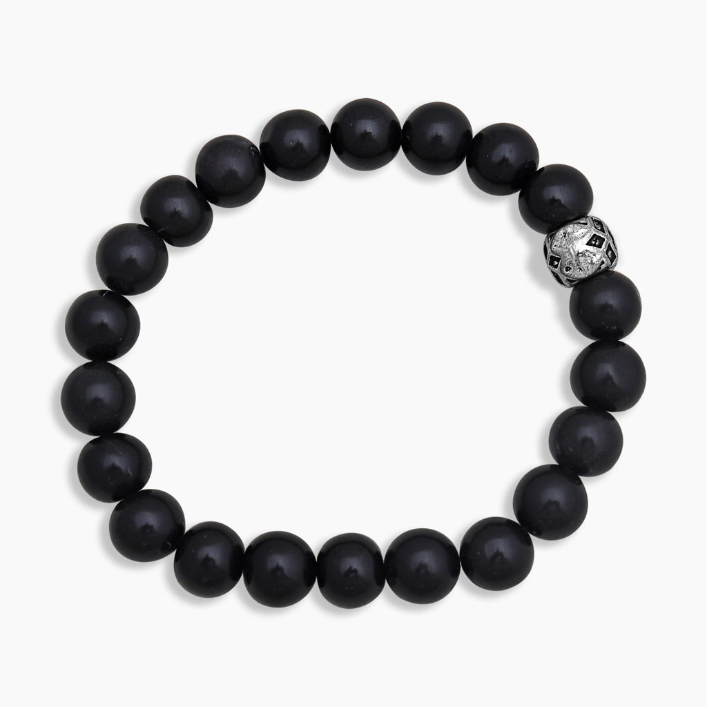 Natural Black Jade Beads Bracelets