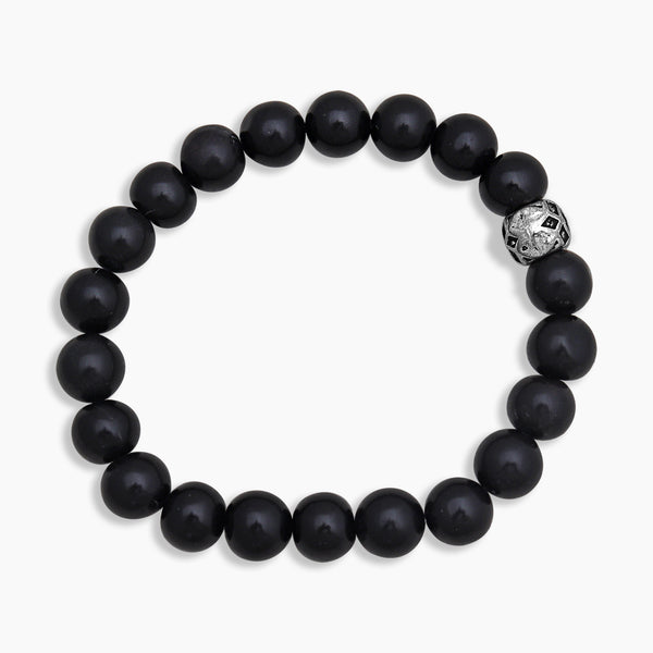 Natural Black Jade Beads Bracelets