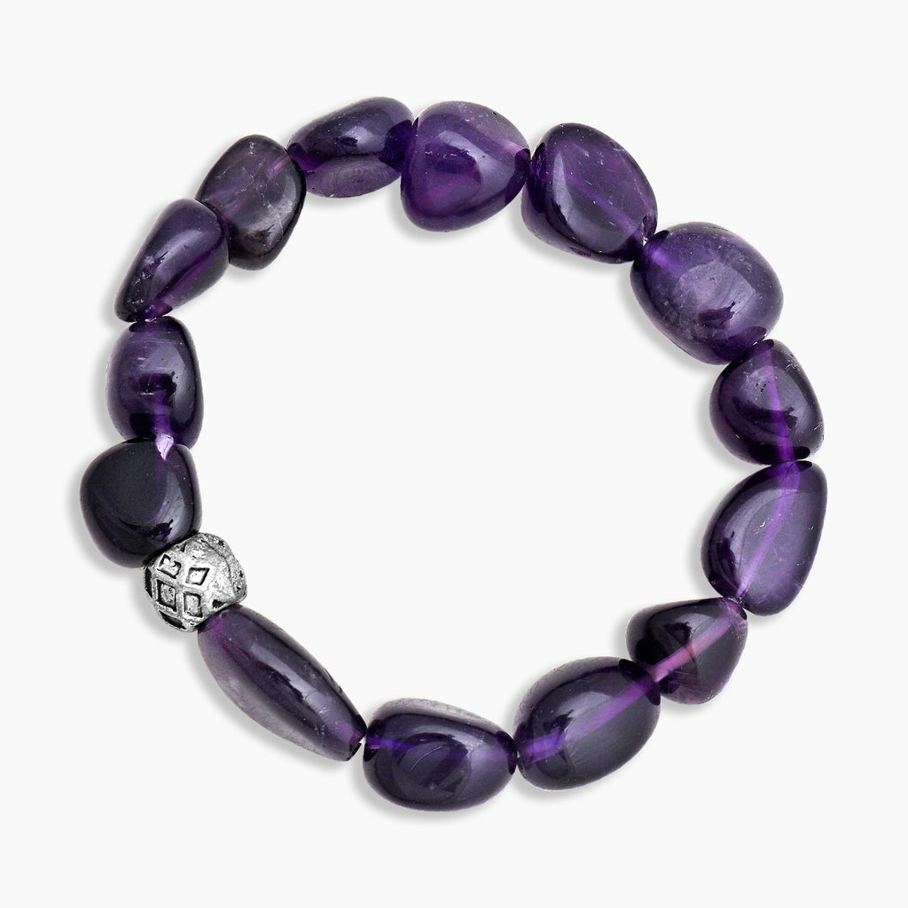 Natural Amethyst Beads Bracelets