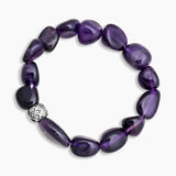 Natural Amethyst Beads Bracelets