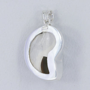 Ammonite Shell Silver Pendants