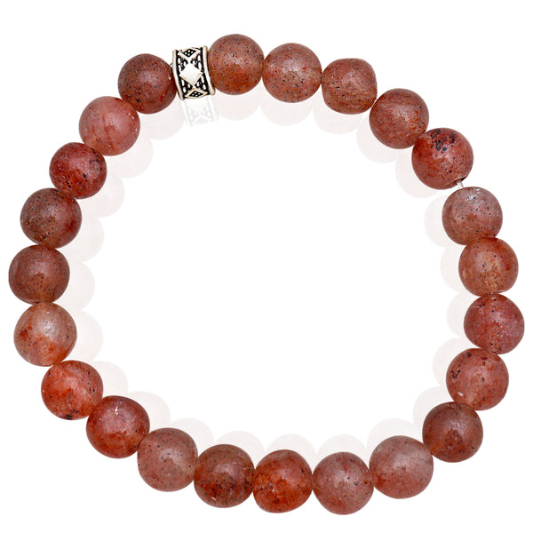Natural Sun Stone Beads Bracelet