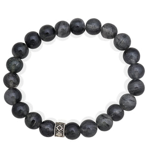 Black Rutile Beads Bracelet