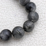 Black Rutile Beads Bracelet