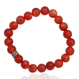 Natural Carnelian Beads Bracelet