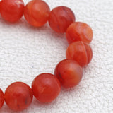 Natural Carnelian Beads Bracelet