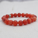 Natural Carnelian Beads Bracelet