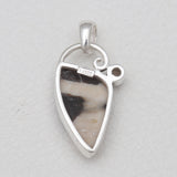 Peanut Wood Jasper Silver Pendants