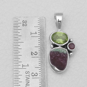 Peridot Silver Pendants
