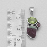 Peridot Silver Pendants