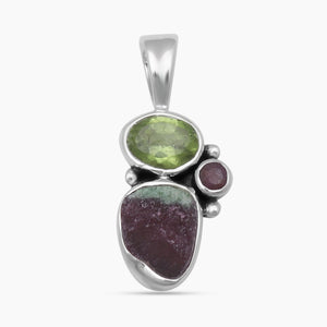 Peridot Silver Pendants