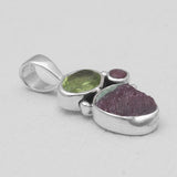 Peridot Silver Pendants