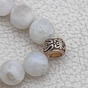 Natural White Stone Beads Bracelet