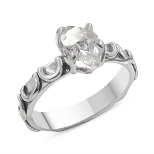 925 Sterling Silver Herkimer Quartz Rings