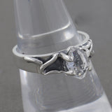 925 Sterling Silver Herkimer Diamond Ring