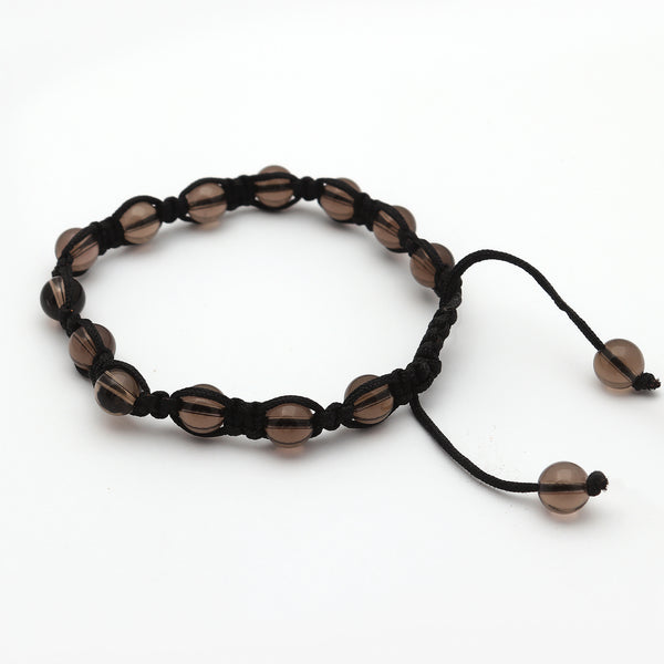 Natural Smoky Quartz Beads Bracelet