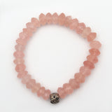 Natural Rose Quartz Beads Bracelet