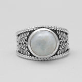 925 Sterling Silver Larimar Rings