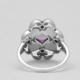 Amethyst Silver Rings