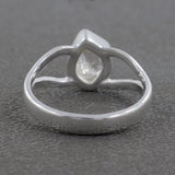 925 Starling Silver Herkimer Diamond Ring