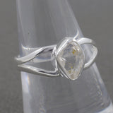 925 Starling Silver Herkimer Diamond Ring