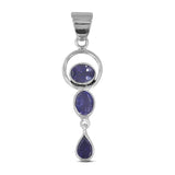 Iolite 925 Sterling Silver Pendant