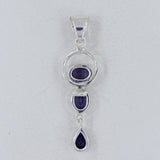 Iolite 925 Sterling Silver Pendant