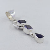 Iolite 925 Sterling Silver Pendant