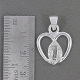 Raw Herkimer Diamond Silver Pendent