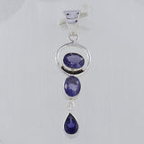 Iolite 925 Sterling Silver Pendant