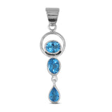 Iolite 925 Sterling Silver Pendant