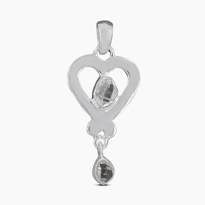 925 Sterling Silver Herkimer Quartz Pendants