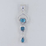 Iolite 925 Sterling Silver Pendant