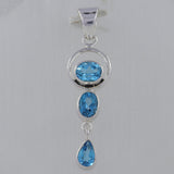 Iolite 925 Sterling Silver Pendant