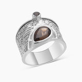 925 Sterling Silver Purple Amethyst Band Rings