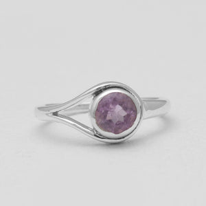 925 Sterling Silver Amethyst Rings