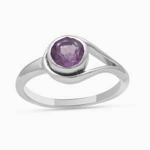 925 Sterling Silver Amethyst Rings