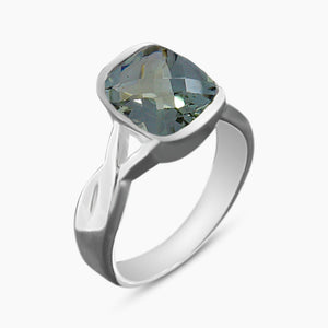 Amethyst Silver Rings