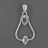 Natural Ethiopian Opal Sterling Silver Designer Pendants