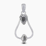 925 Silver Herkimer Quartz Pendants