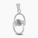 925 Silver Herkimer Quartz Pendants
