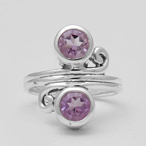 925 Sterling Silver Amethyst Rings