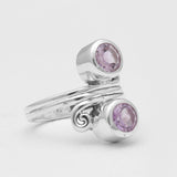 925 Sterling Silver Amethyst Rings